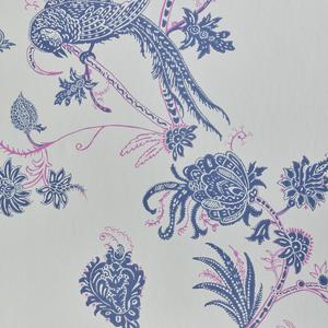 Vintage Bird Trail - Blue / Pink image