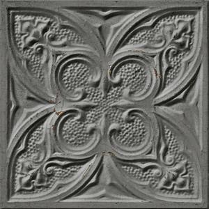 Antique mid-grey tin tiles image