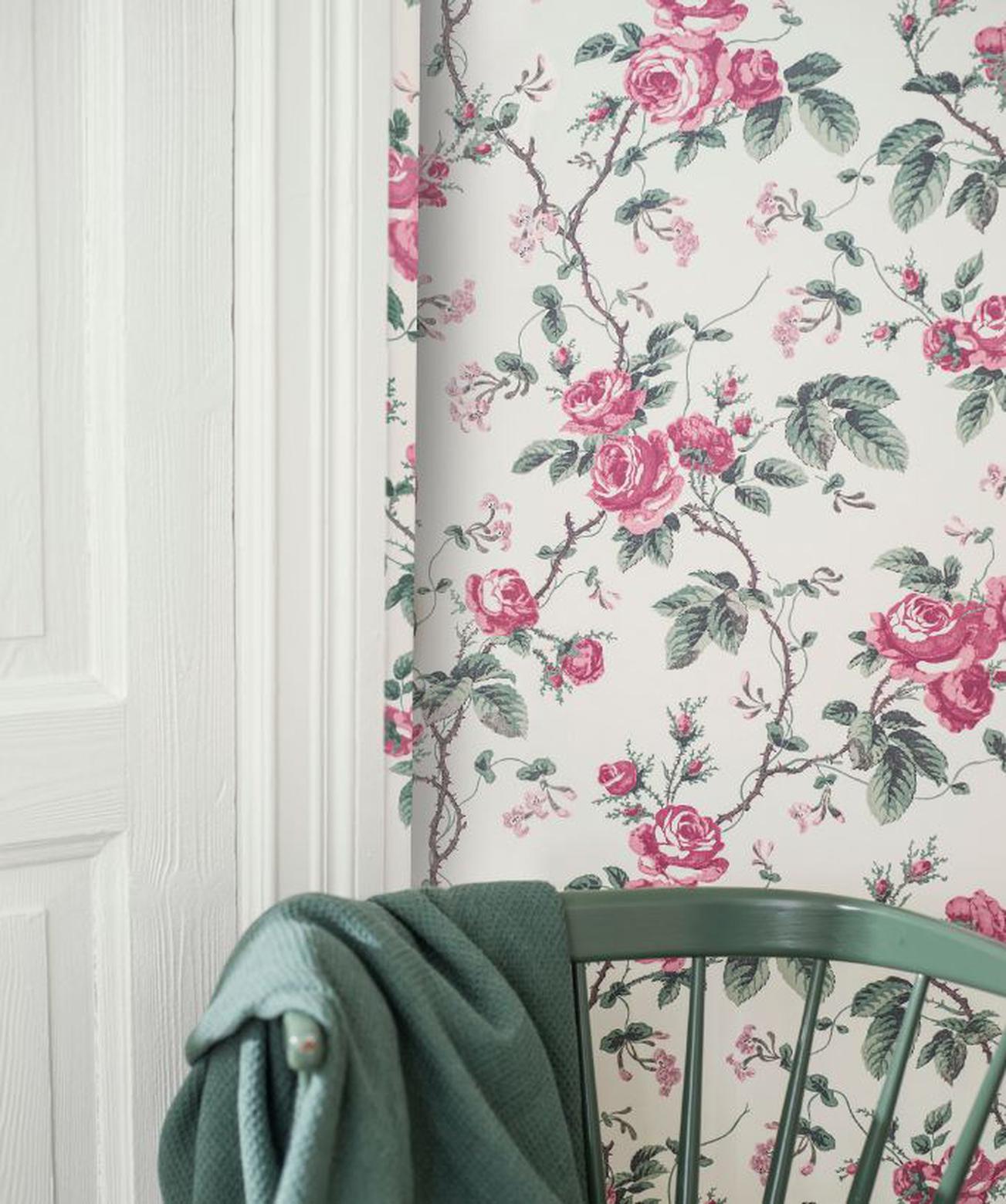 French Roses | Wallpaper | Enquire Today | Artisan