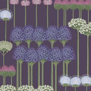 Allium - Mulberry & Heather On Violet image