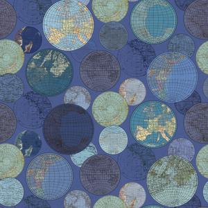 Globes Gathering - Blue image