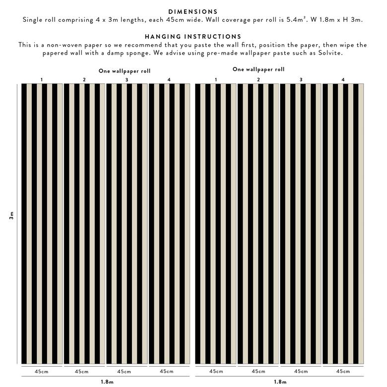Mono Stripe - Off Black/Oyster image
