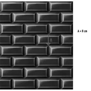 Subway Tiles - Black image