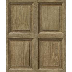 Classical oak wood English paneling image