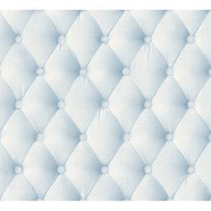 Blue linen tufted fabric image