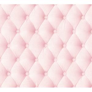Pink linen tufted fabric image