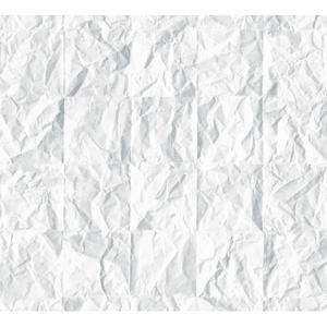 White crumpled paper image