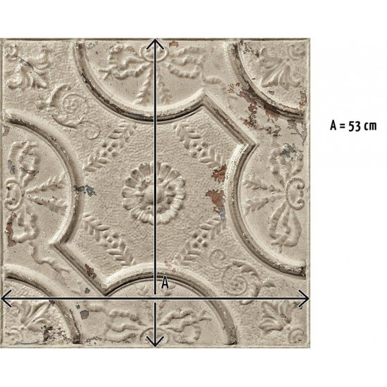 Antique beige tin tiles image