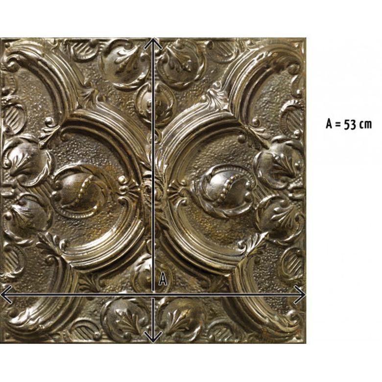 Antique bronze tin tiles image