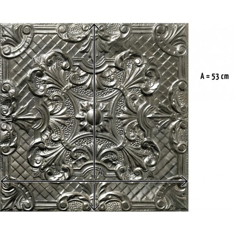 Antique silver tin tiles image