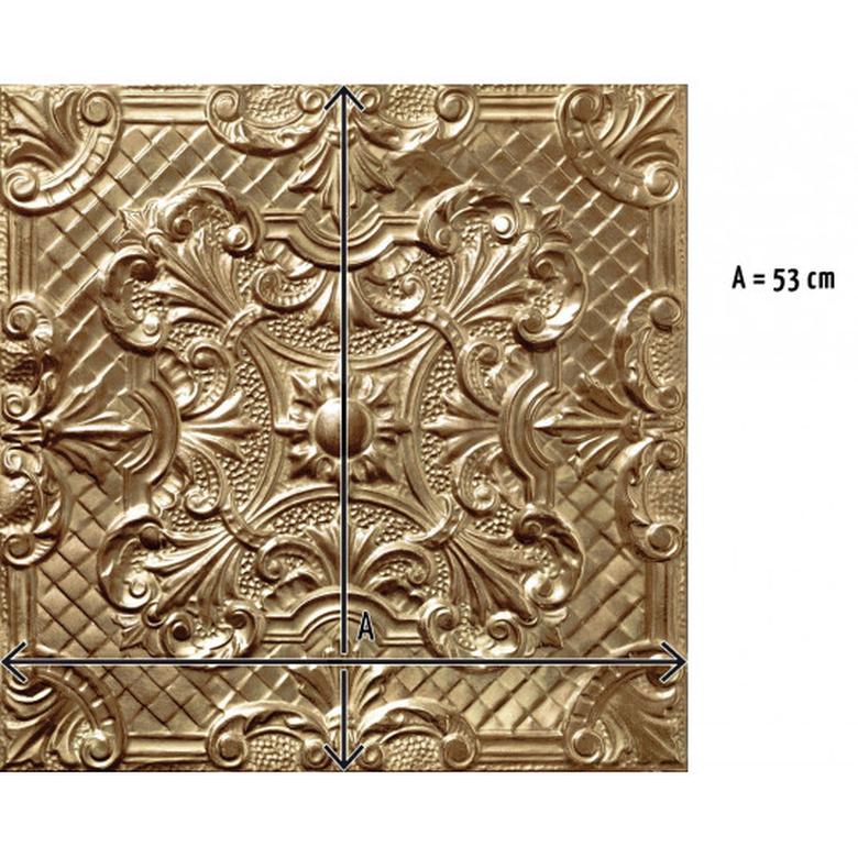 Antique gold tin tiles image