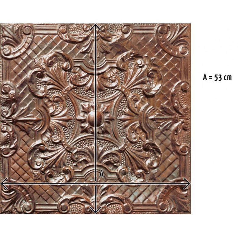 Antique copper tin tiles image
