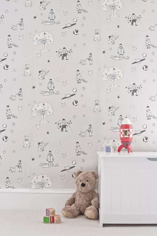Once Upon A Star - Light Grey & Blue image