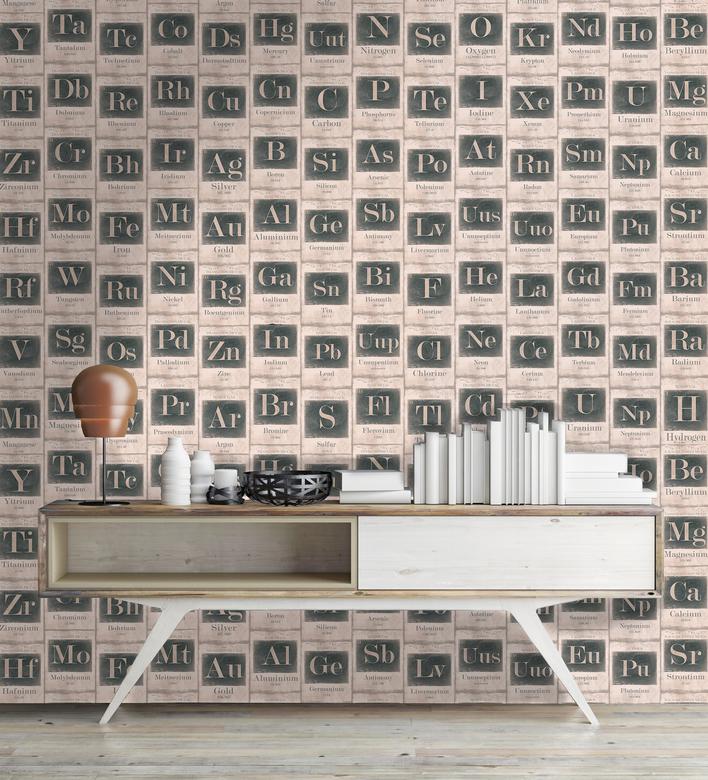 Periodic Table of Elements Wallpaper by MINDTHEGAP in Neutral | Jane Clayton