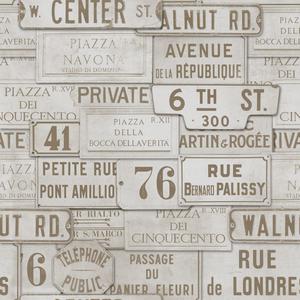Vintage Signs - Taupe image