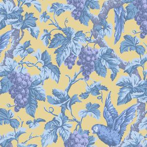 Woodvale Orchard - Hyacinth, Lilac & China Blue On Ochre image