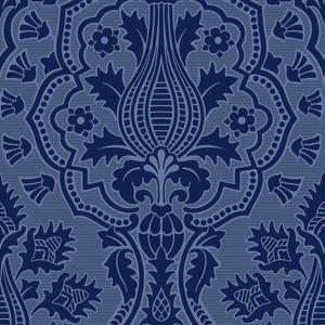 Pugin Palace - Flock Dark Hyacinth image