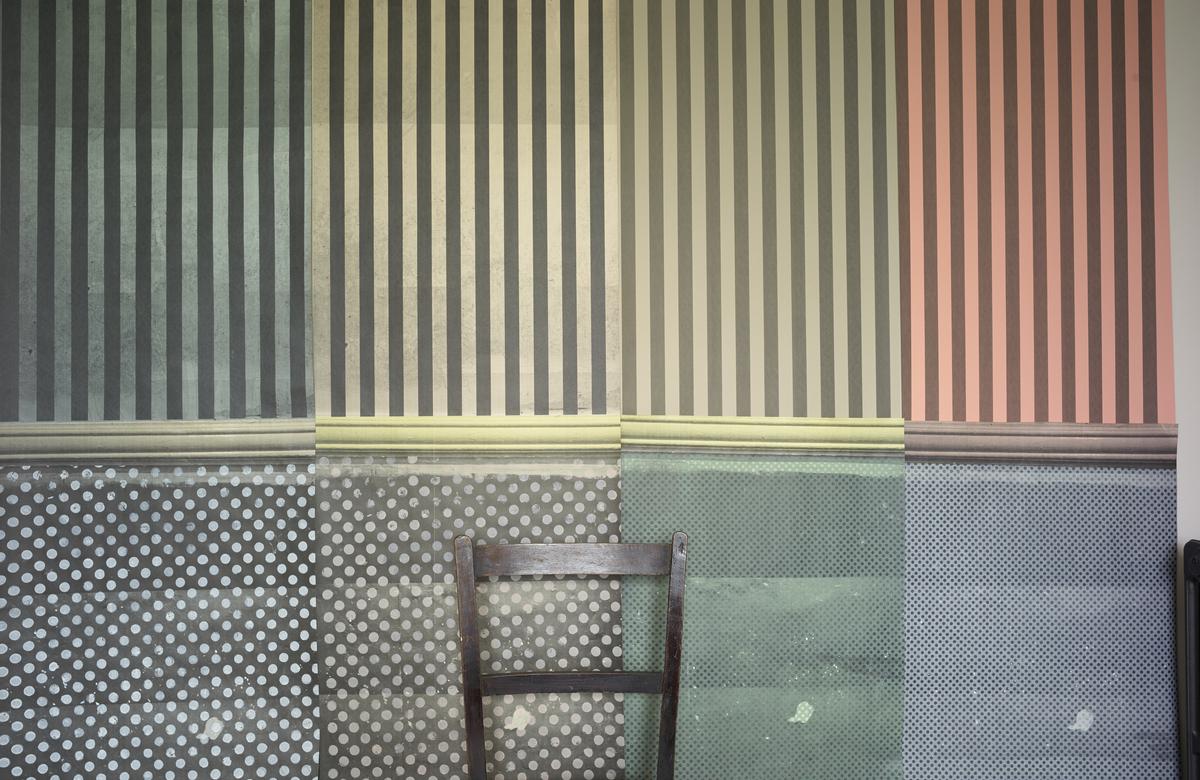 Spots & Stripe - Pink / Yellow image