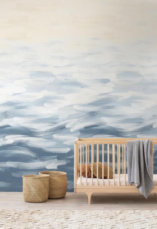 La Colorscape - Seascape Mural - Blue - Blue image