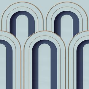 Arch Deco - Blue image