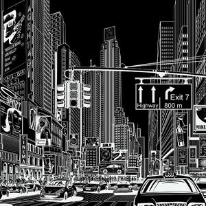 Cartoon City - Black image