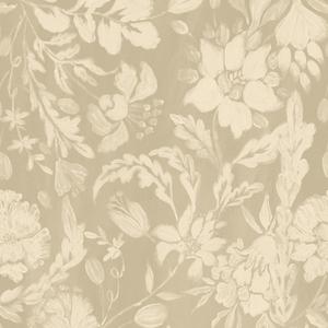 Flowery Ornament - Taupe image