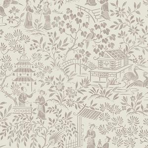 Oriental Garden - Cream, Beige, Brown image