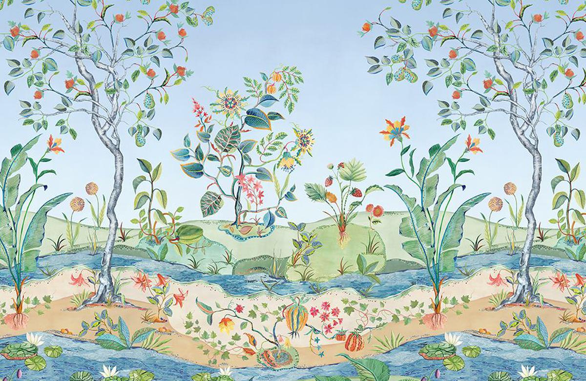 Mythica Mural Grassclot image