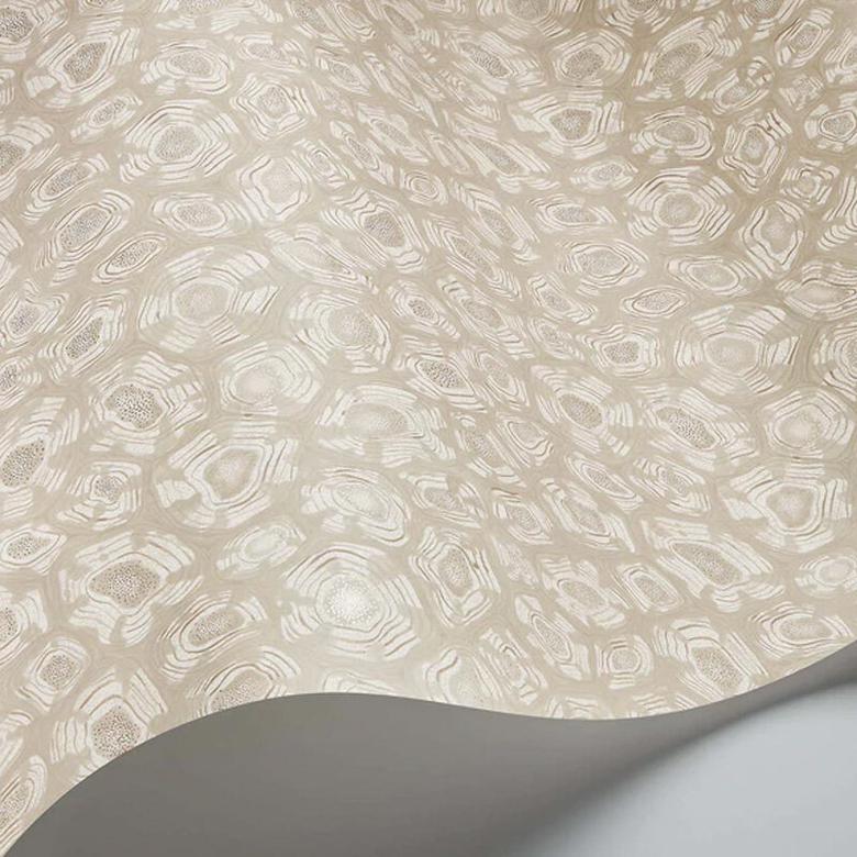 Savana Shell - Parchment, Linen & Mettalic Gilver image